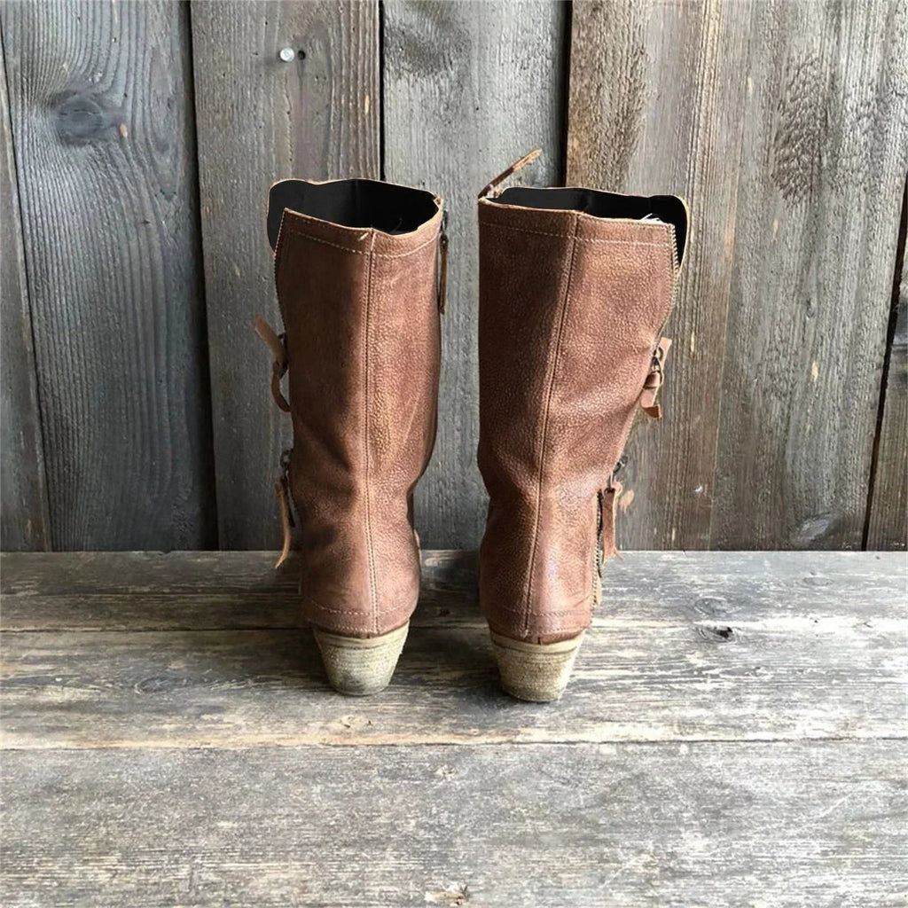 Botas De Tacón Para Mujer | Cierre Cremallera · SeemSeem