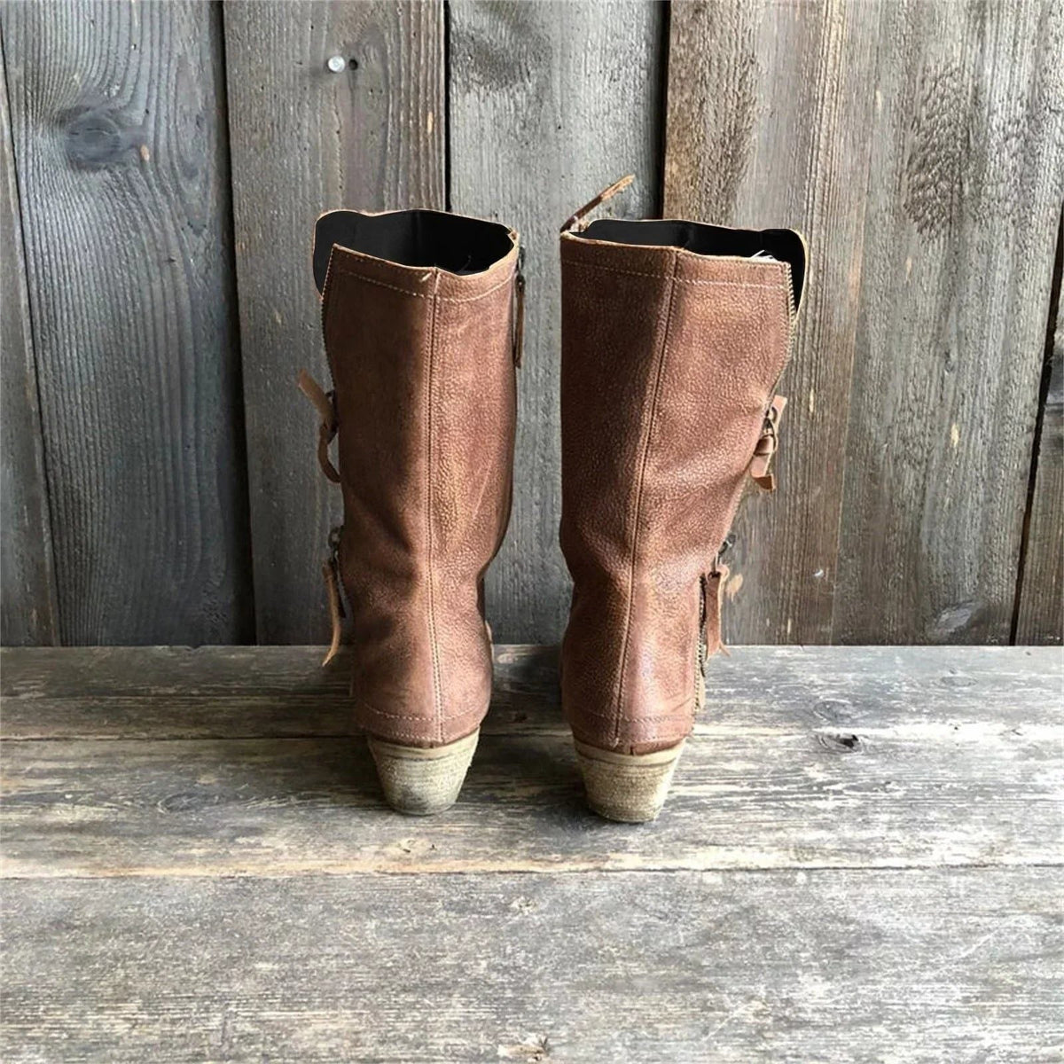 Botas De Tacón Para Mujer | Cierre Cremallera · SeemSeem