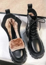 Botas Militares Con Cordones Para Mujer | Suela Track