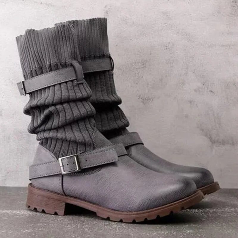 Botas Slouch Para Mujer | Punto Tejido · SeemSeem