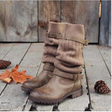 Botas Slouch Para Mujer | Punto Tejido