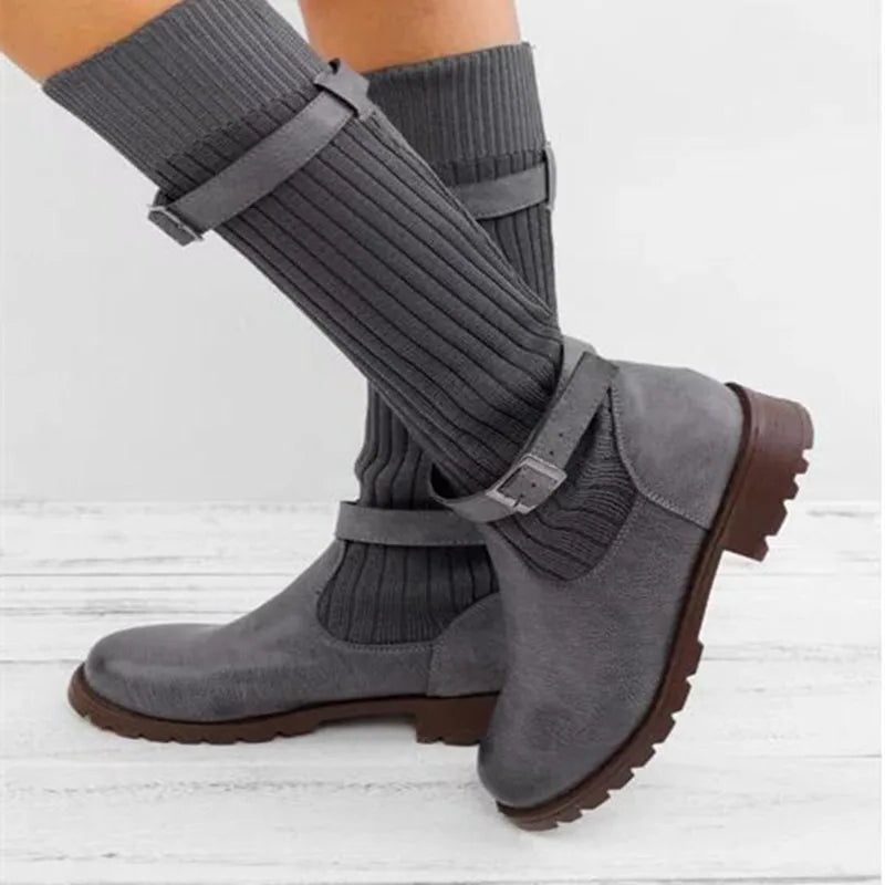 Botas Slouch Para Mujer | Punto Tejido · SeemSeem