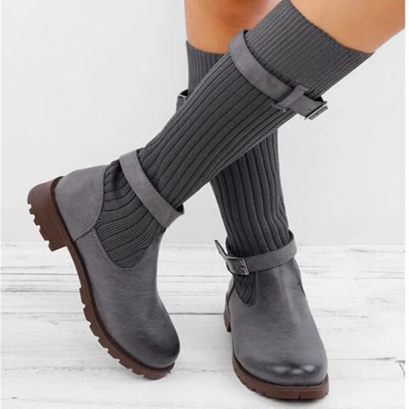 Botas Slouch Para Mujer | Punto Tejido · SeemSeem