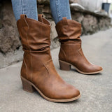 Botas Slouchy Para Mujer | Tacón Ancho