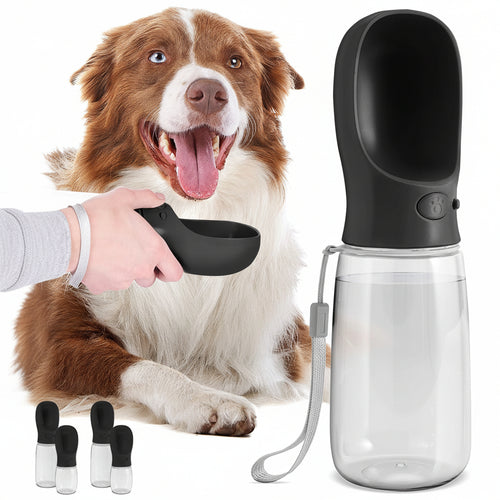Botella De Agua Portátil Para Perros | Dispensador Integrado · SeemSeem