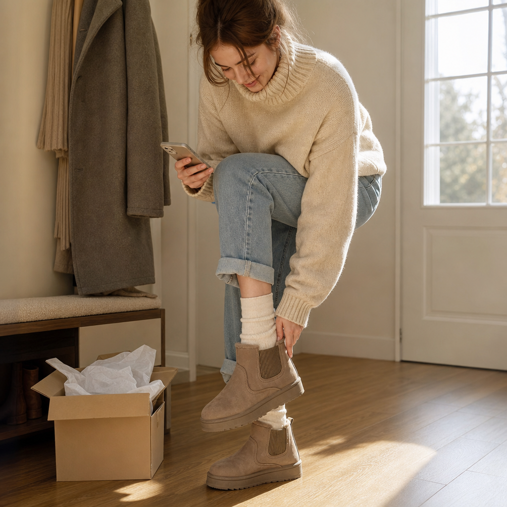Botines Chelsea Para Mujer | Forro Pelo · SeemSeem