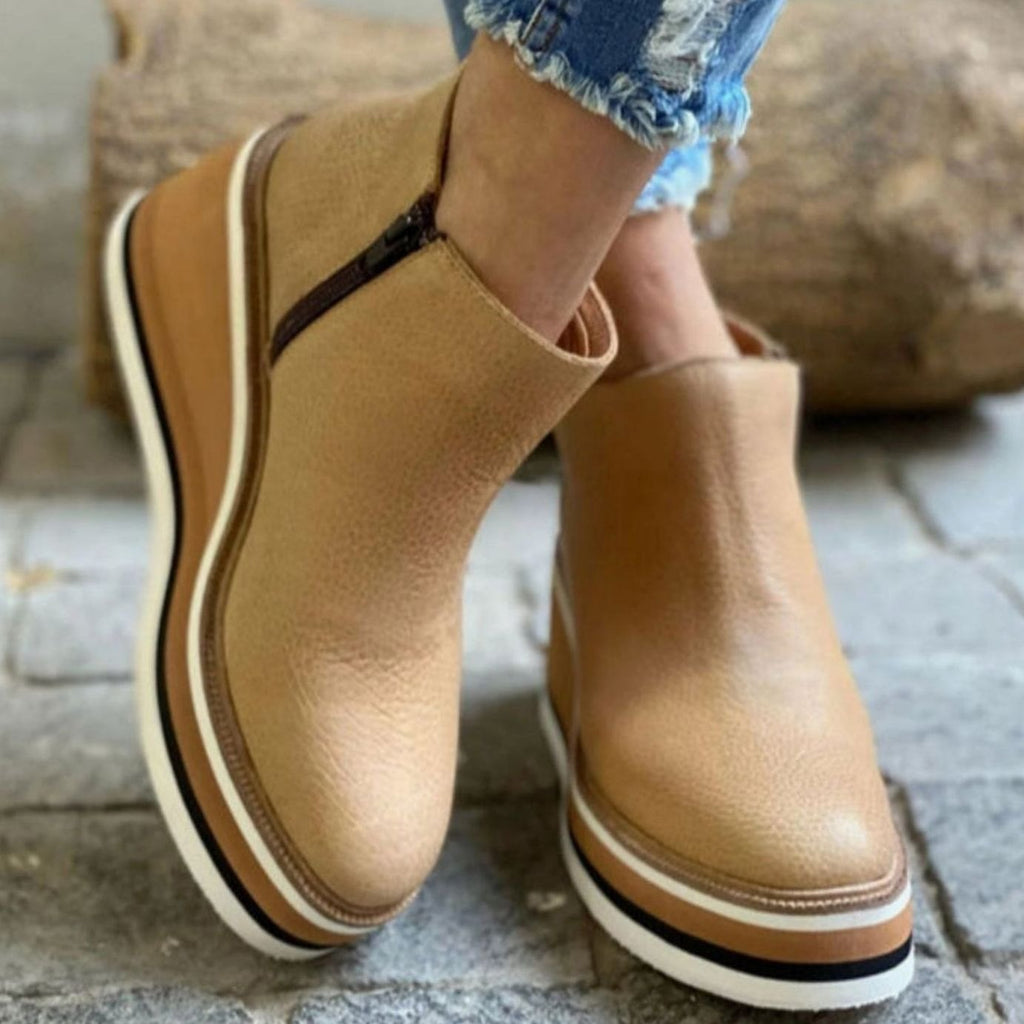 Botines Con Cuña Para Mujer | Plataforma · SeemSeem