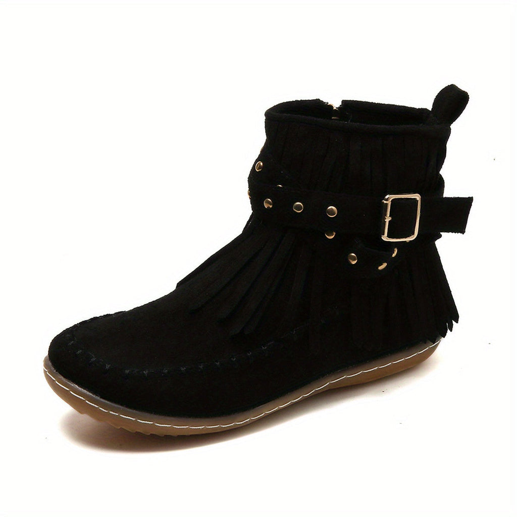 Botines Con Flecos Para Mujer | Ante · SeemSeem