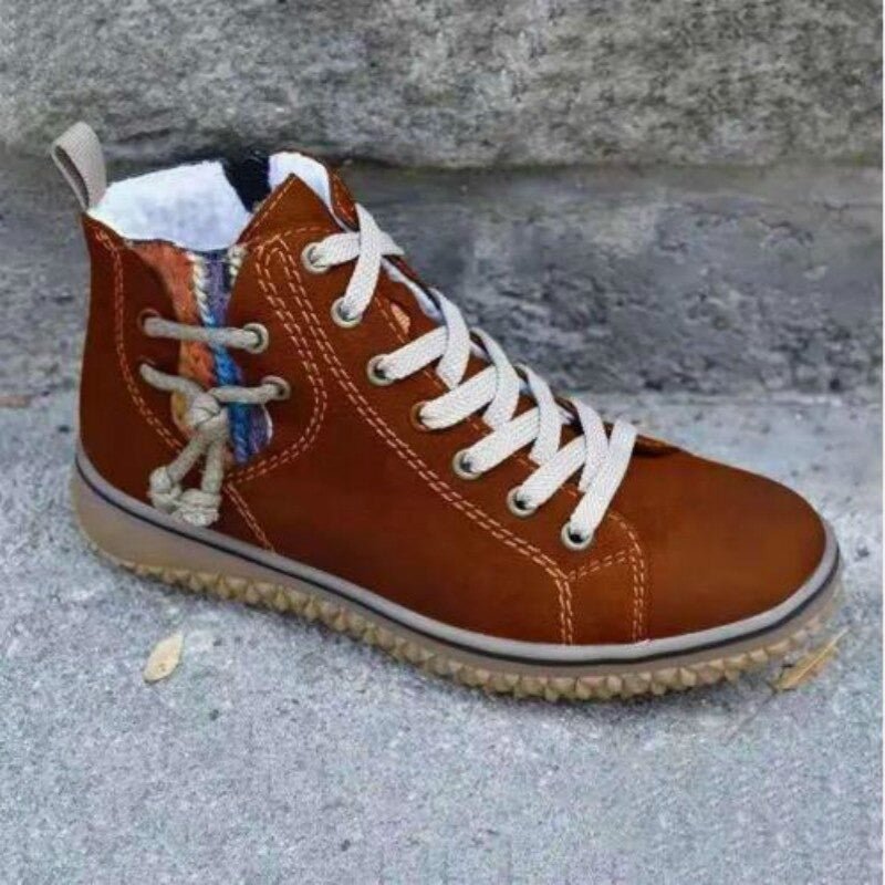 Botines De Invierno Con Cordones Para Mujer | Forro Cálido · SeemSeem