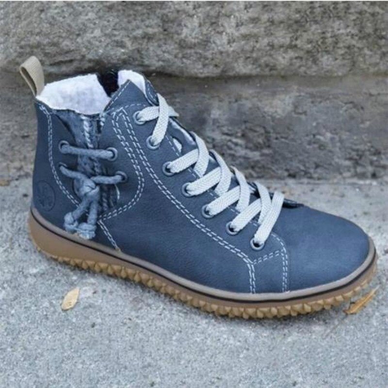 Botines De Invierno Con Cordones Para Mujer | Forro Cálido · SeemSeem