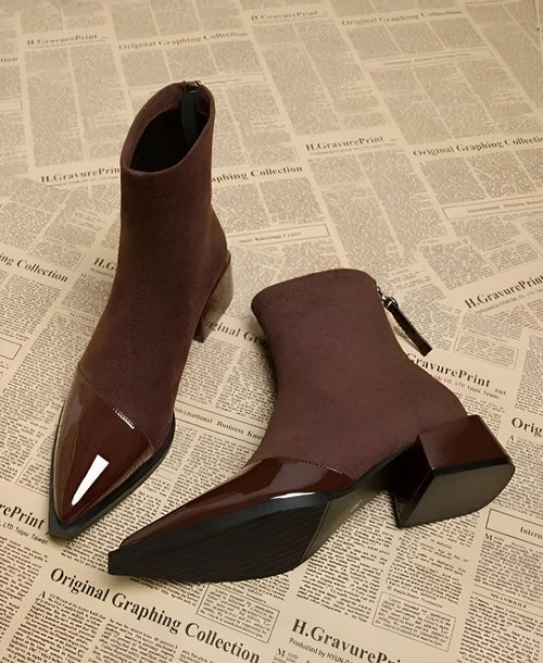 Botines Puntiagudos Para Mujer | Ante · SeemSeem