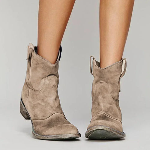 Botines Western Para Mujer | Ante · SeemSeem
