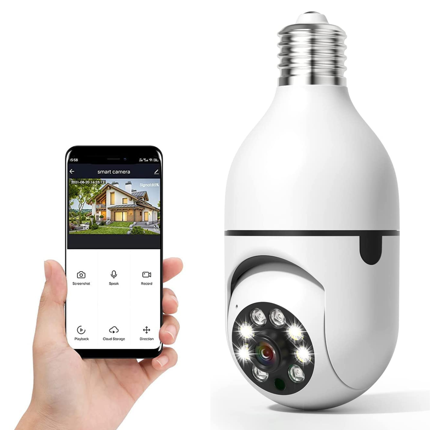 Cámara De Seguridad WiFi | Bombilla E27 · SeemSeem