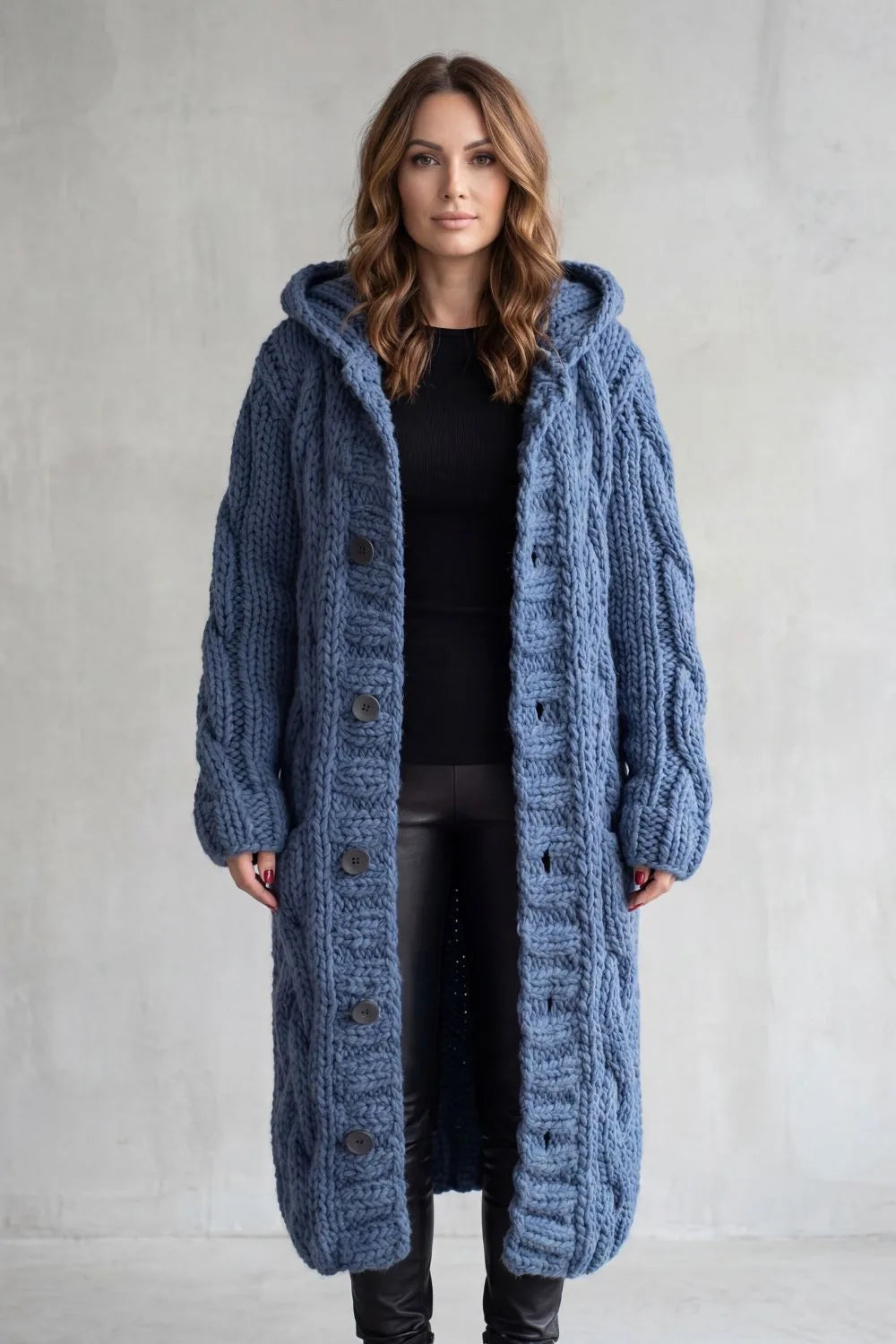 Cárdigan Oversized Para Mujer | Con Capucha · SeemSeem