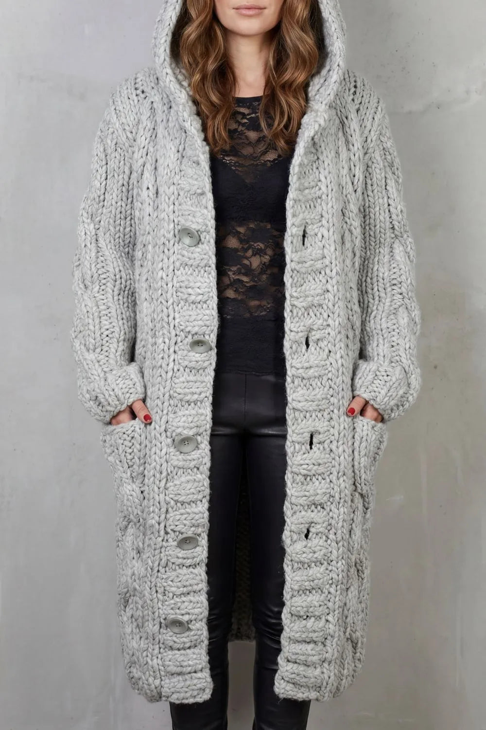 Cárdigan Oversized Para Mujer | Con Capucha · SeemSeem