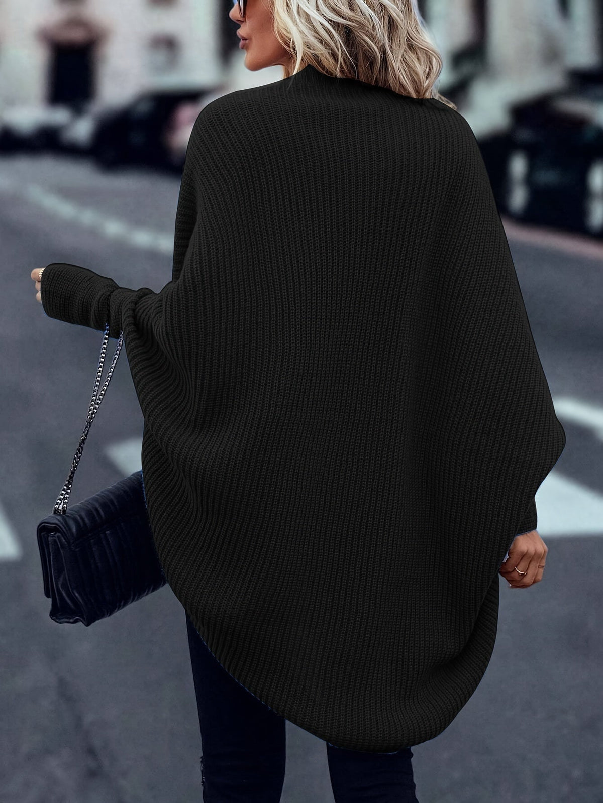 Cárdigan Oversized Para Mujer | Punto Acanalado · SeemSeem