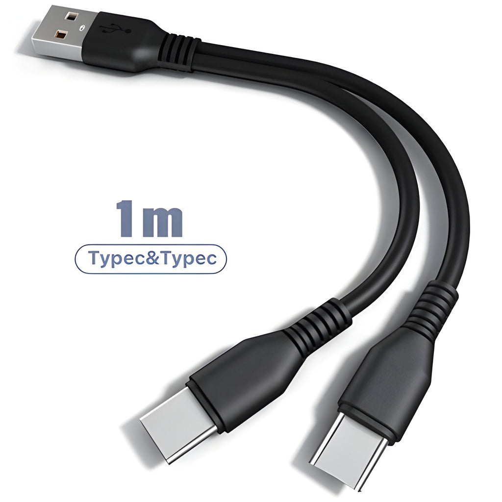 Cable De Carga 2 En 1 | USB-C Y Micro · SeemSeem