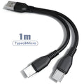 Cable De Carga 2 En 1 | USB-C Y Micro · SeemSeem