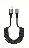 Cable De Carga USB-C | Extensible En Espiral · SeemSeem