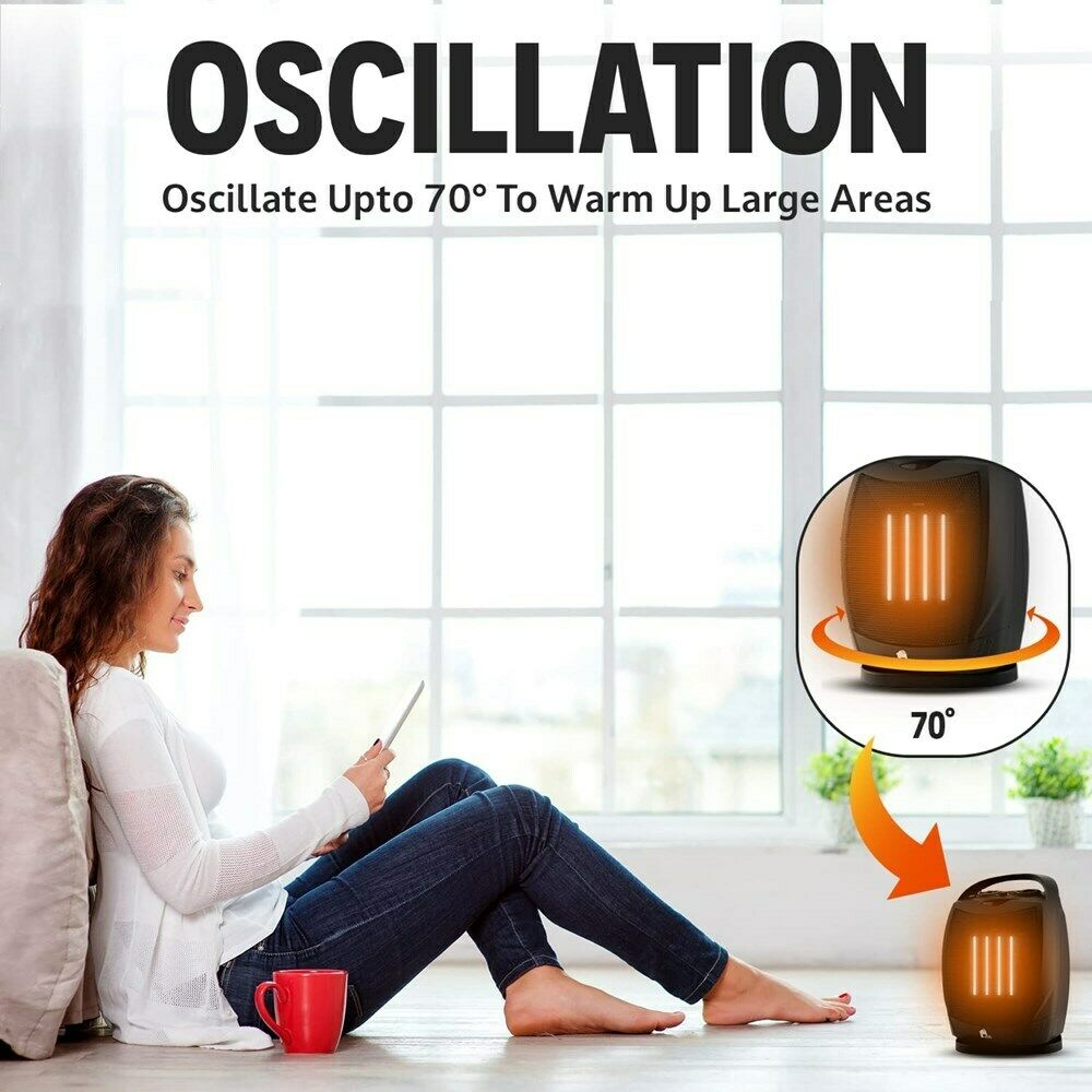 Calefactor Cerámico Portátil | Oscilante · SeemSeem