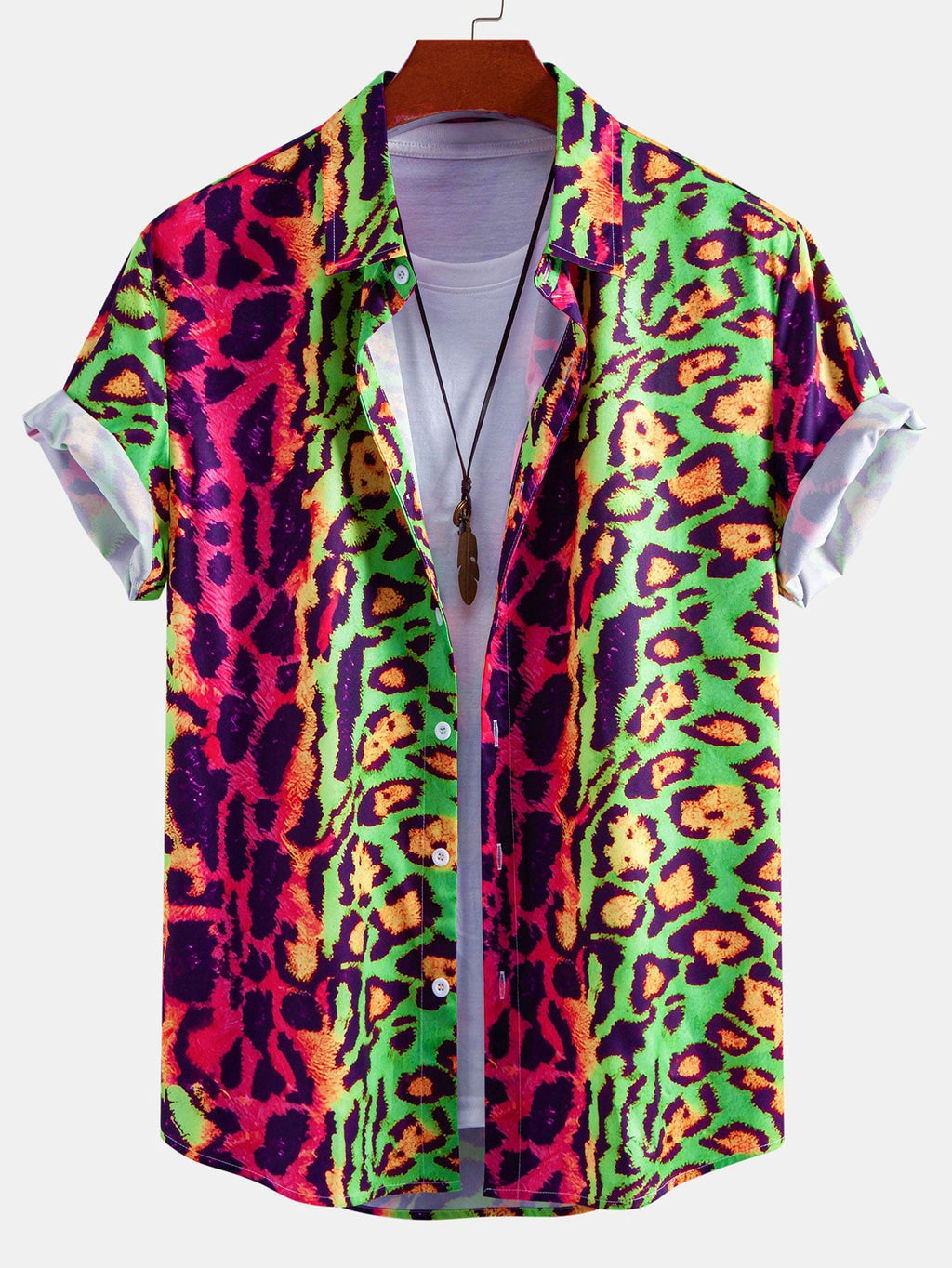 Camisa Estampada Para Hombre | Estampado Leopardo · SeemSeem