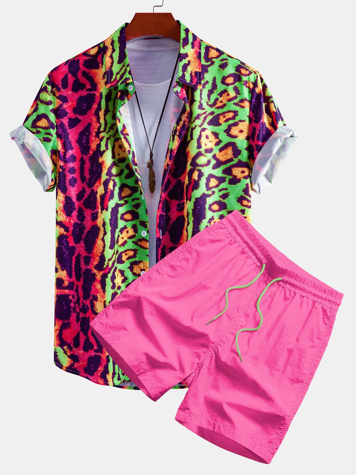 Camisa Estampada Para Hombre | Estampado Leopardo · SeemSeem