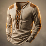 Camiseta Con Cordones Para Hombre | Coderas Contraste