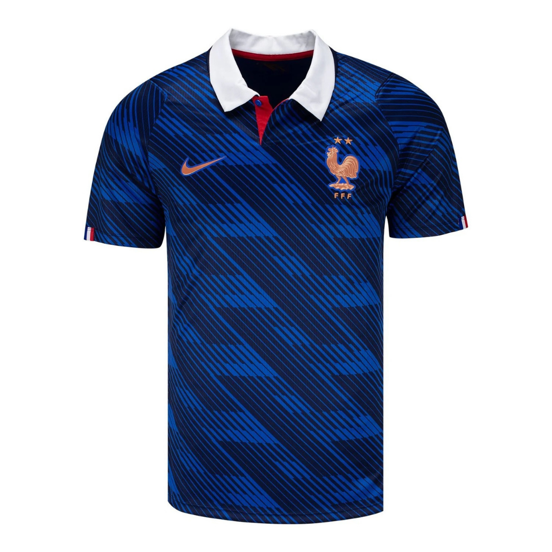 Camiseta De Fútbol Francia | Cuello Polo · SeemSeem