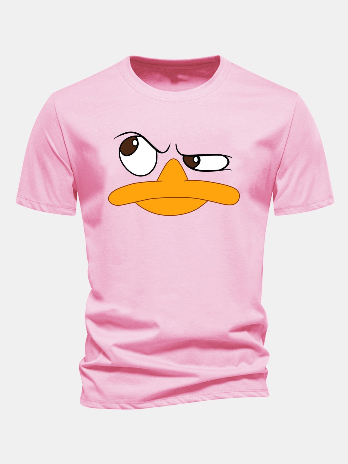 Camiseta De Manga Corta Para Hombre | Estampado Pato · SeemSeem