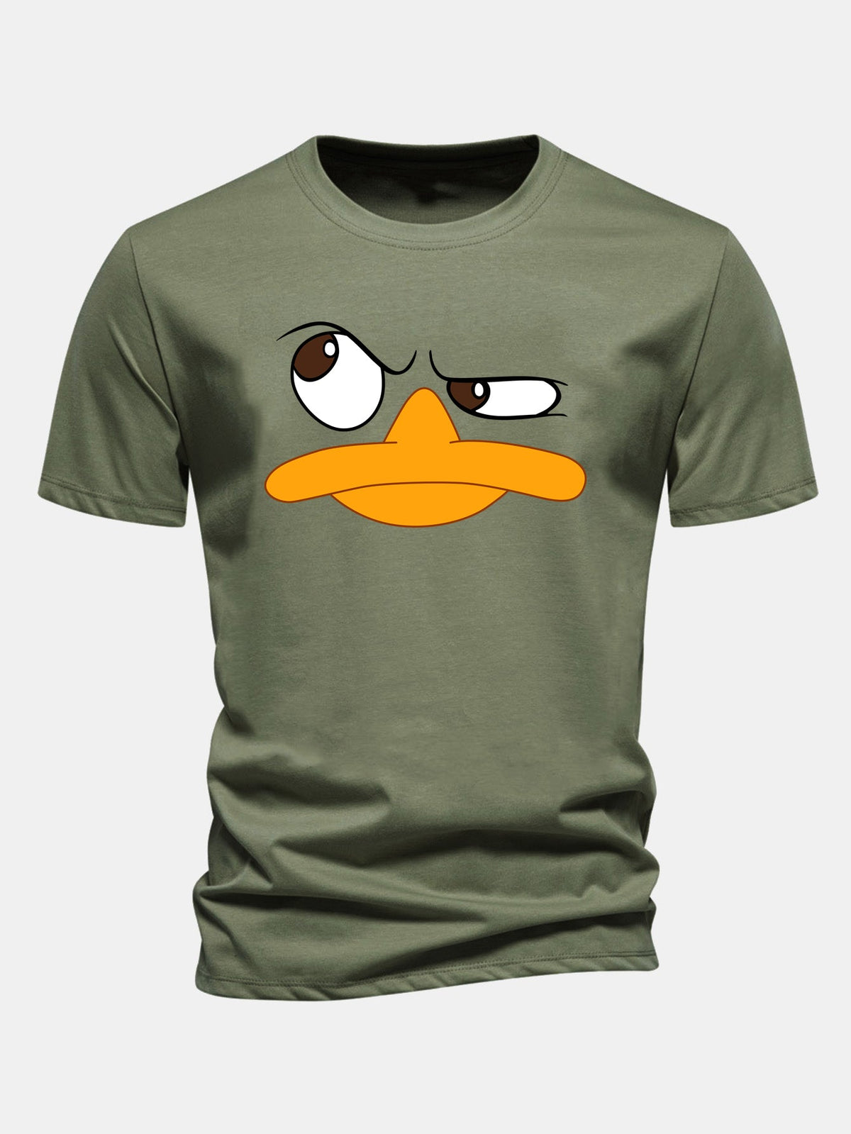 Camiseta De Manga Corta Para Hombre | Estampado Pato · SeemSeem