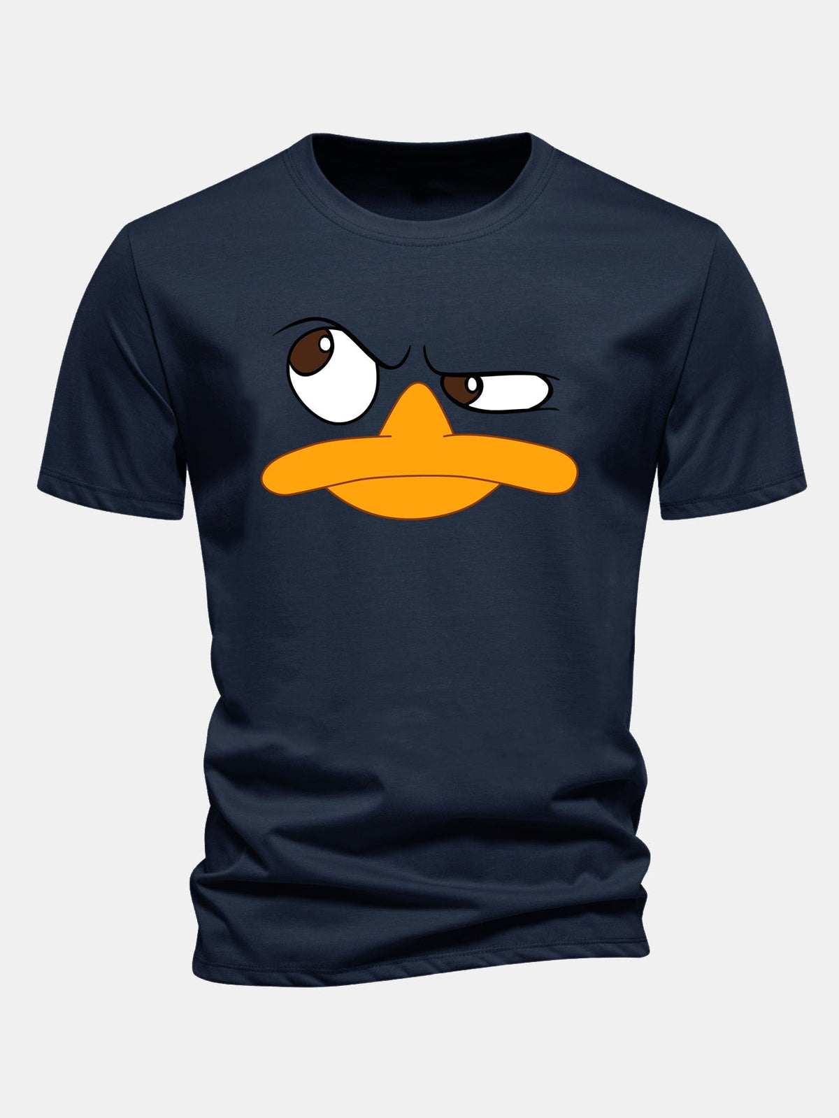 Camiseta De Manga Corta Para Hombre | Estampado Pato · SeemSeem