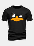 Camiseta De Manga Corta Para Hombre | Estampado Pato · SeemSeem