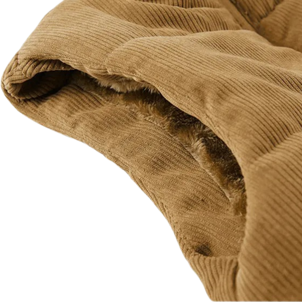 Chaleco Acolchado De Pana Para Hombre | Forro Polar · SeemSeem