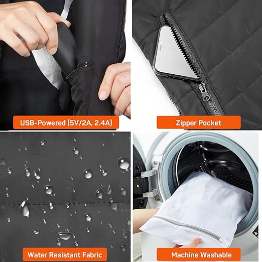 Chaleco Calefactable | Recargable Por USB · SeemSeem