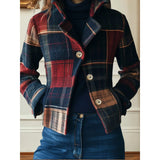 Chaqueta A Cuadros Para Mujer | Lana