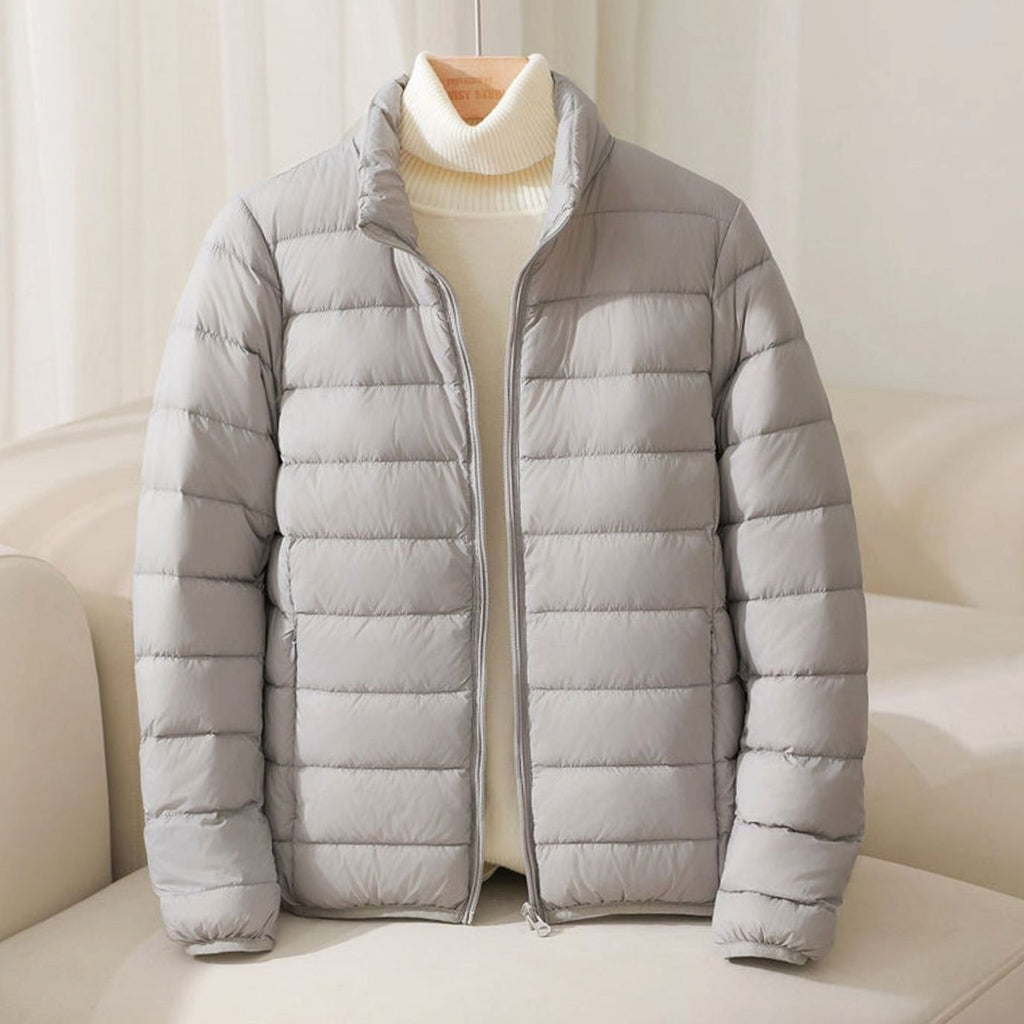 Chaqueta Acolchada Ligera Para Mujer | Cuello Alzado · SeemSeem