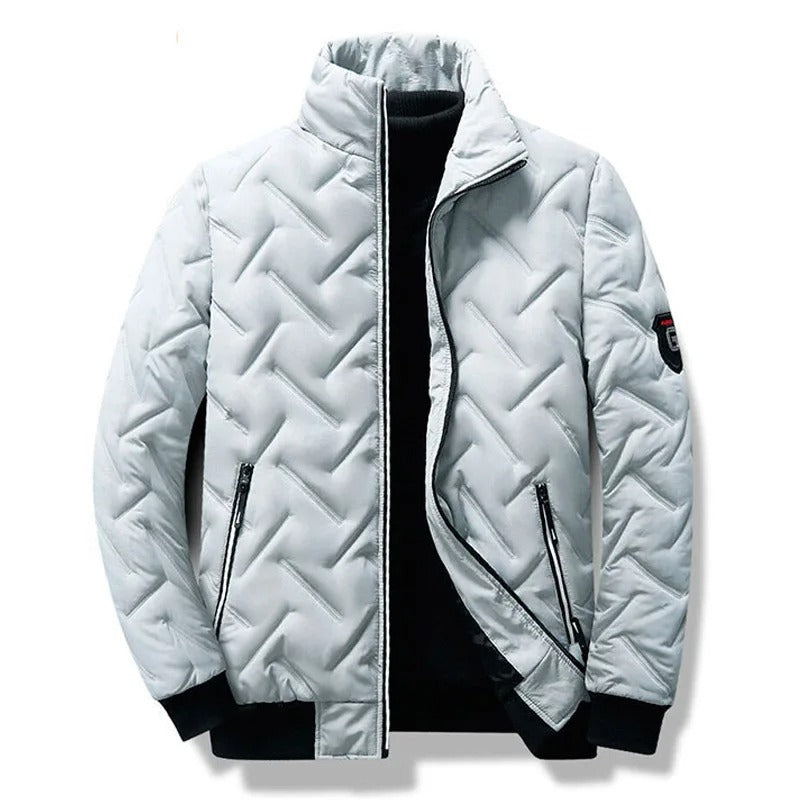 Chaqueta Acolchada Para Hombre | Cuello Alzado · SeemSeem