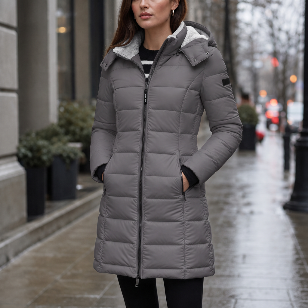 Chaqueta Acolchada Para Mujer | Con Capucha · SeemSeem