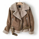 Chaqueta Biker Para Mujer | Forro Borreguillo