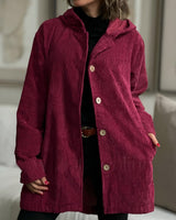 Chaqueta Con Botones Para Mujer | Pana