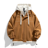 Chaqueta Con Capucha Para Hombre | Cordón Ajustable