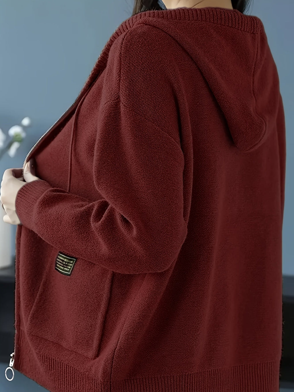 Chaqueta Con Capucha Para Mujer | Cierre Cremallera · SeemSeem