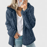 Chaqueta Con Capucha Para Mujer | Forro Polar