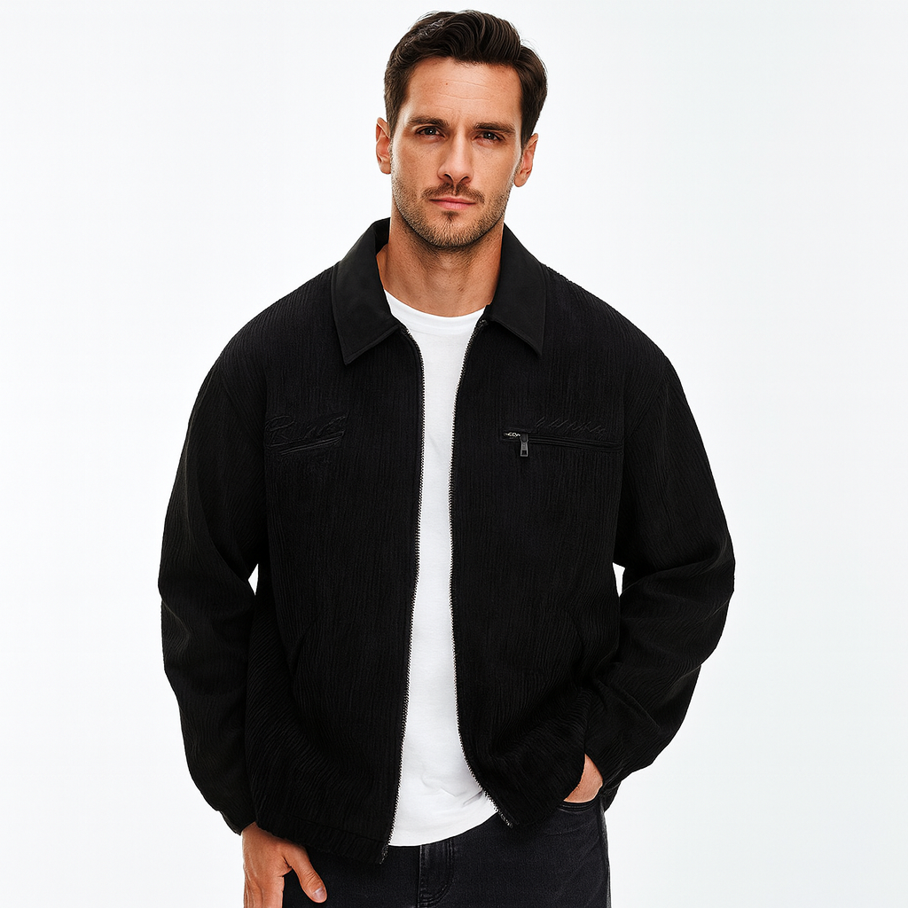 Chaqueta Con Cremallera Para Hombre | Pana · SeemSeem
