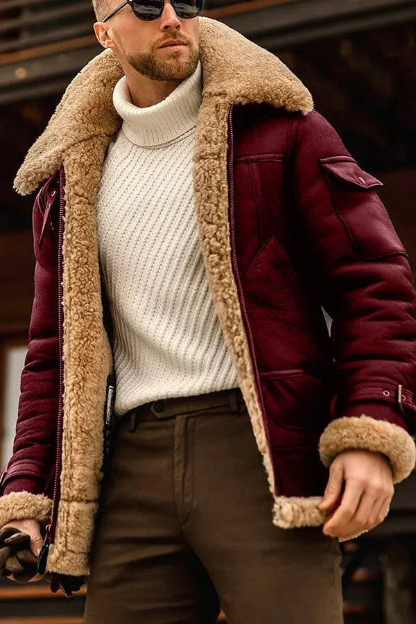 Chaqueta De Aviador Para Hombre | Forro Shearling · SeemSeem