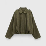 Chaqueta Oversized Para Mujer | Ante