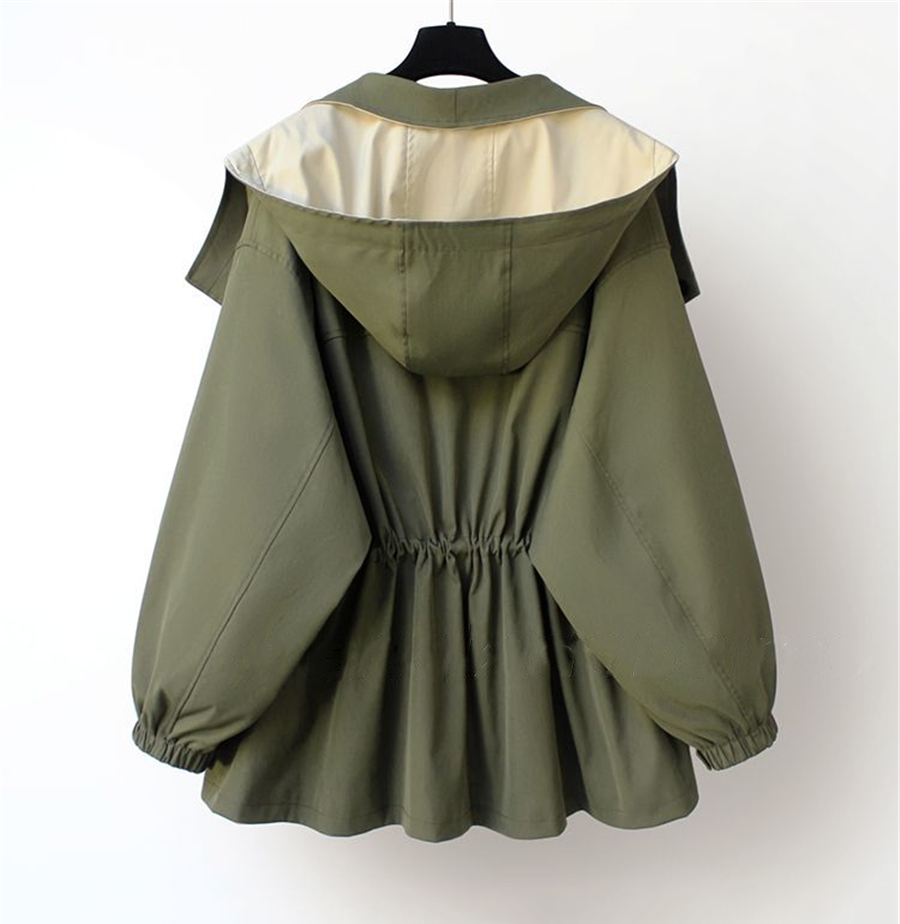 Chaqueta Oversized Para Mujer | Capucha Solapa · SeemSeem