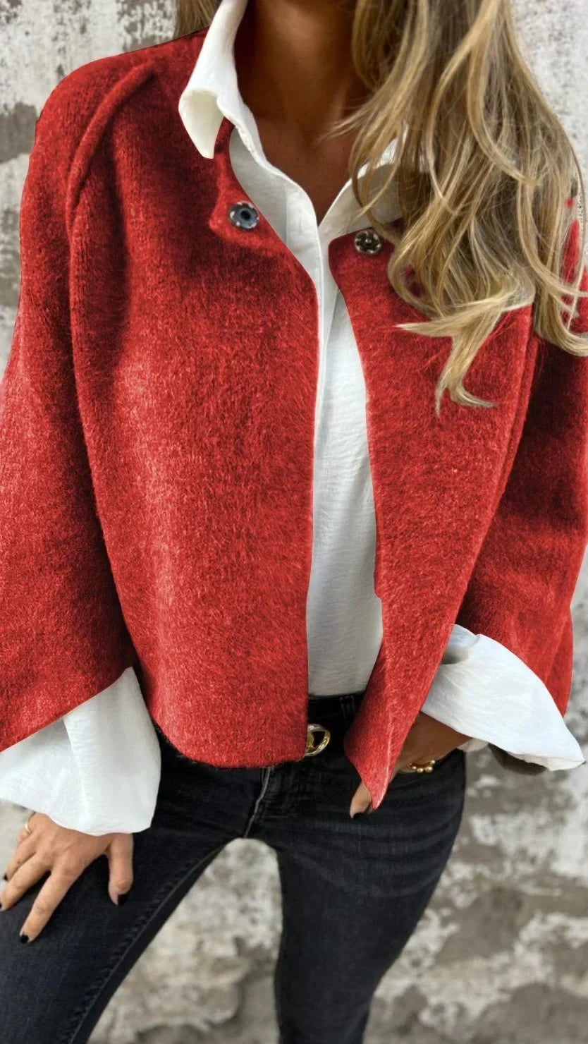 Chaqueta Oversized Para Mujer | Punto Suave · SeemSeem