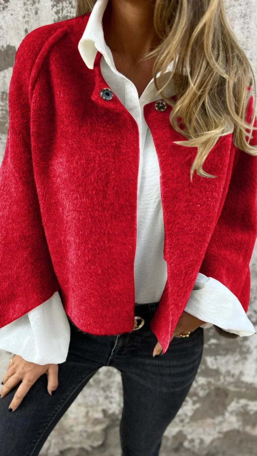 Chaqueta Oversized Para Mujer | Punto Suave · SeemSeem