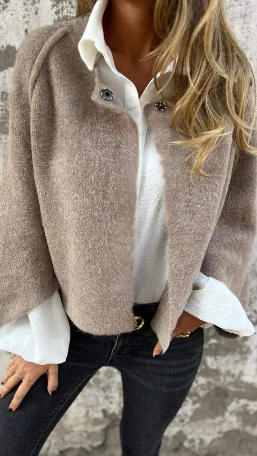 Chaqueta Oversized Para Mujer | Punto Suave · SeemSeem